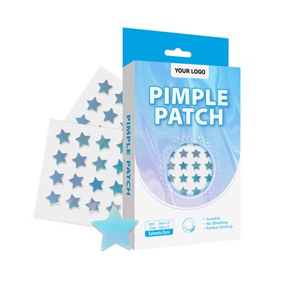 Holografische ster schijnt acne puistje patch